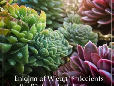 观叶多肉植物之谜，美图赏析与品种揭秘