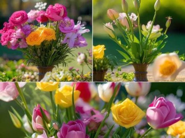 花插养花攻略，巧妙避免花粉飞扬，绽放花朵娇艳之美