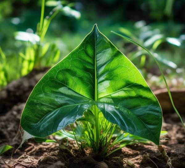 三角形叶子植物的独特魅力，形态与生态价值揭秘,三角形叶子植物的独特魅力，探索其形态与生态价值,植物,第1张
